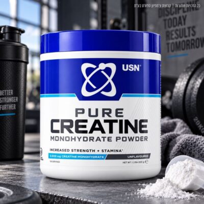 יו אס אין פיור קריאטין מונוהידראט | USN Pure Creatine Monohydrate 500g