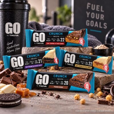 חטיפי חלבון תנובה גו | Tnuva GO Protein Bar 60g
