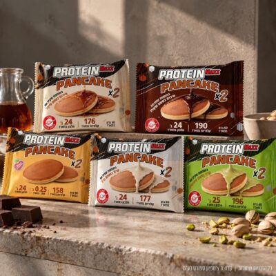 חטיפי פנקייק חלבון פרוטאין מקס | Protein Maxx Pancake Bar 60g
