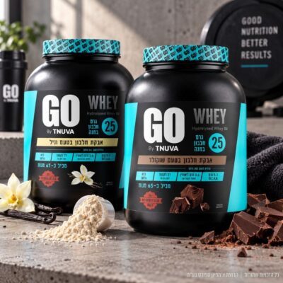 אבקת חלבון תנובה גו וואי 2 ק״ג | TNUVA GO WHEY